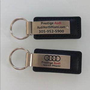 AUDI Keychains (His and Hers) from AUDI Miami.